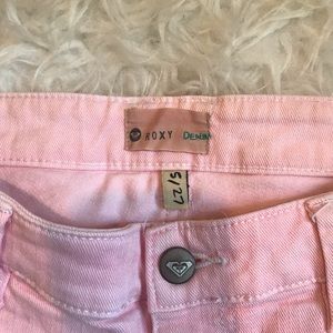 Roxy Shorts - ROXY Patterned Denim Shorts Roxy Shorts - ROXY Patterned Denim Shorts